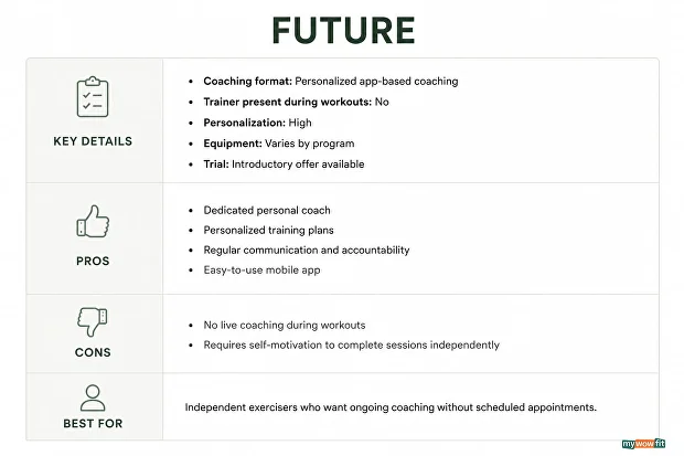 Future key details and pros and cons