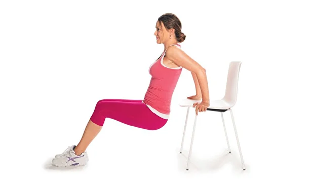 Chair push-ups
