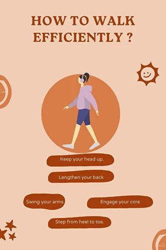 how to walk efficiently