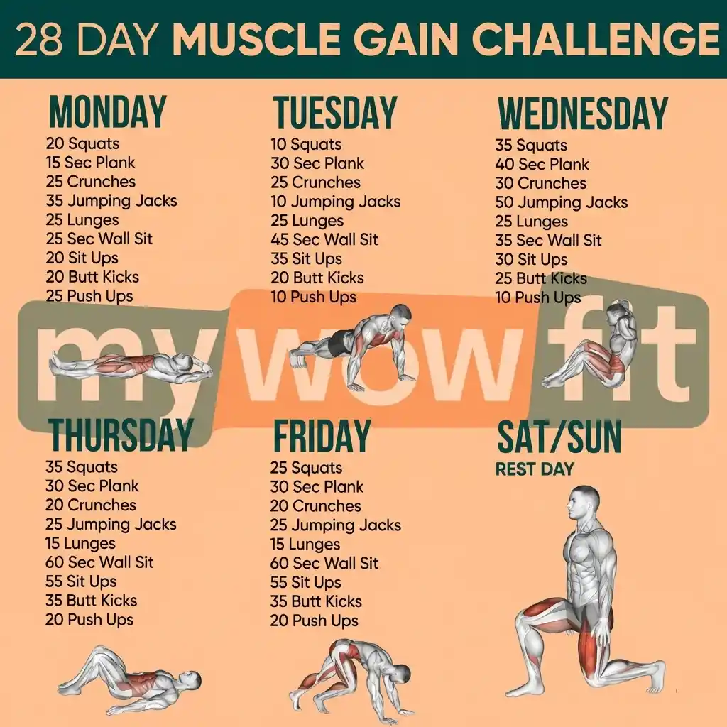 muscle gain bodyweight workout