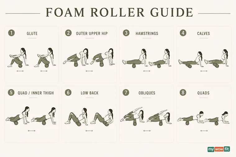 Infographic: foam roller guide