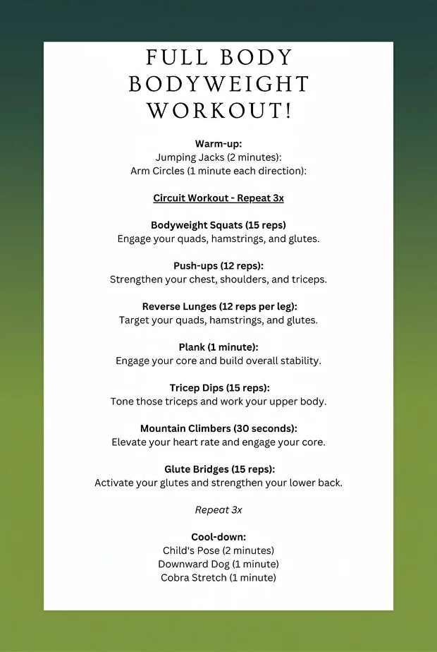full body workout 