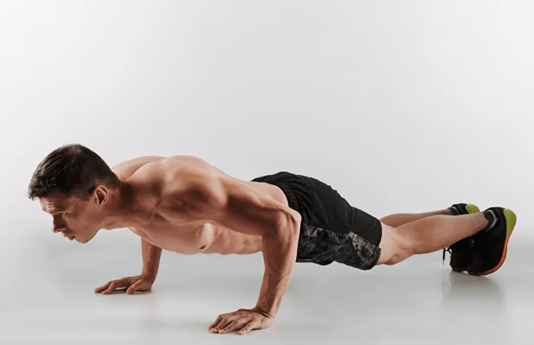 Man doing push-ups