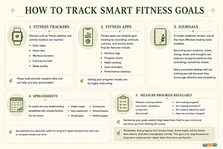 Infographic: how to track SMART fitness goals