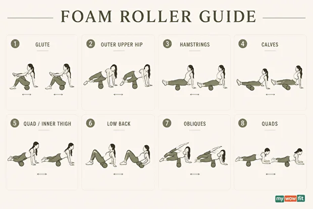Infographic: foam roller guide
