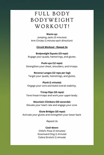 full body workout 