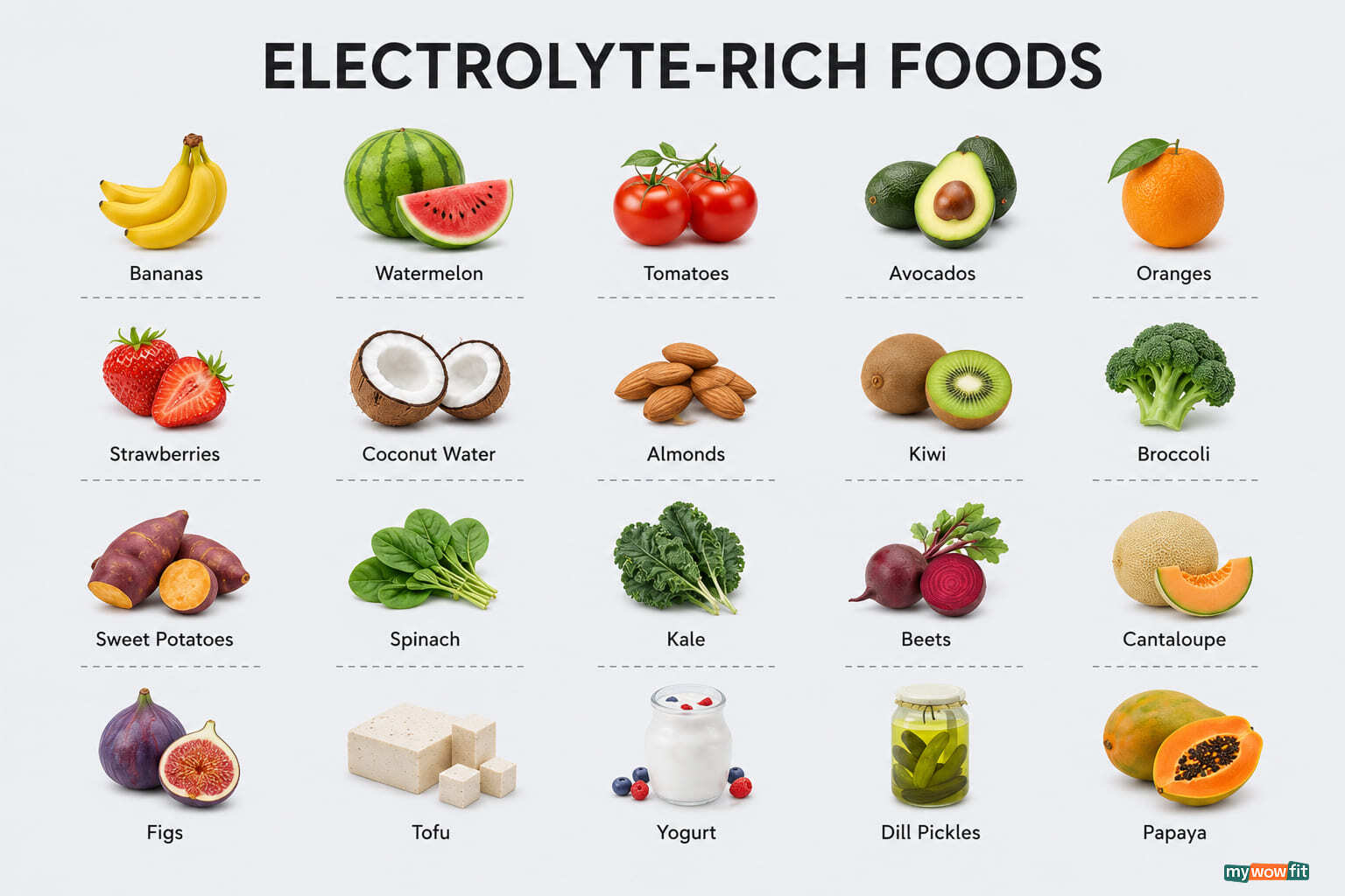 electrolyte-rich food